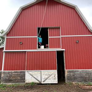 The barn with the “loft of safety”!