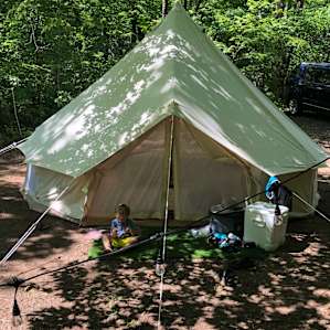 Our big tent!