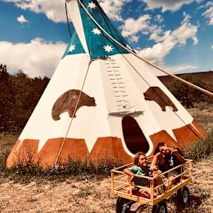 The Bear Tipi Awesomeness!