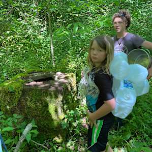 Drawing water from her father’s well