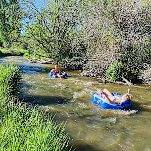 Tubing it up on the yampa river