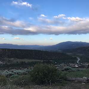 View from our sunset hike