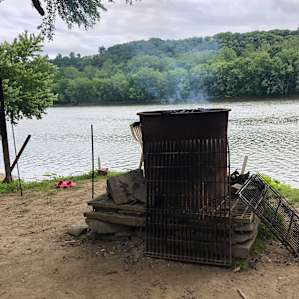 Great cooking/bonfire set up