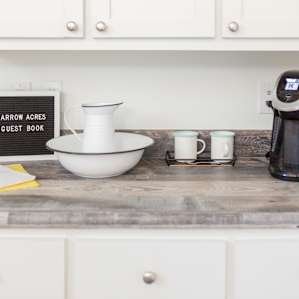 The coffee corner! So cute!