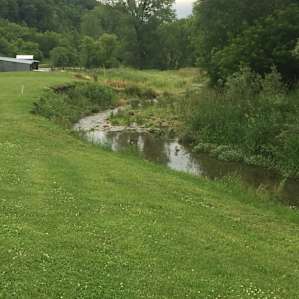 Creek that runs right along the campsite