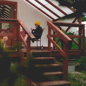 View of Cabin 4, so cute.