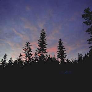 The sunset from Cabin 4