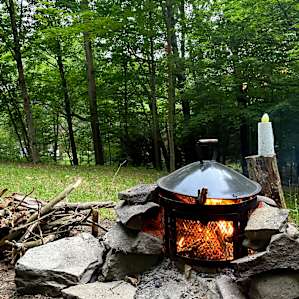 Campfire at Site 1