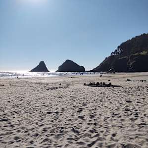 My day at beach, 1 1/2 hour away. Hopefully I can add site photos too, later.