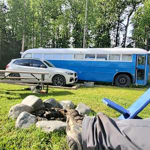 Vintage Converted Bus in Hope