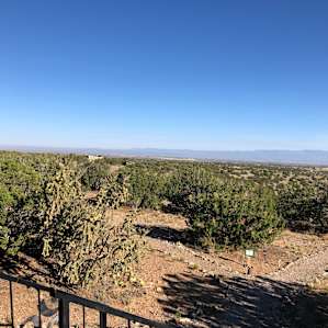 View from our breakfast on the patio