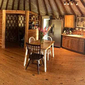 Panorama of yurt