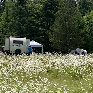 Our site from the property gate