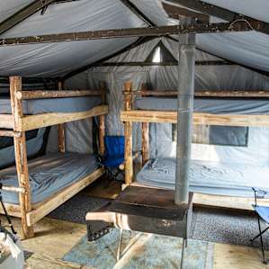 A look at the bunk beds