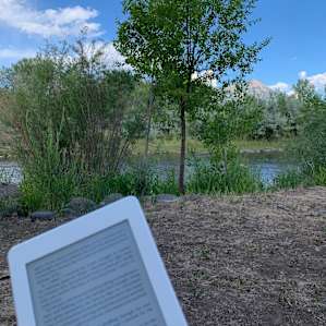 So peaceful and relaxing right on the river.