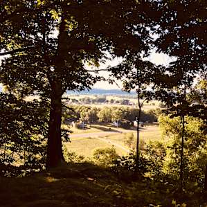 Awesome view from the hilltop site