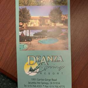 DeAnza Springs Resort - Tent/Van