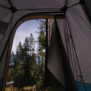 hike in camping experience