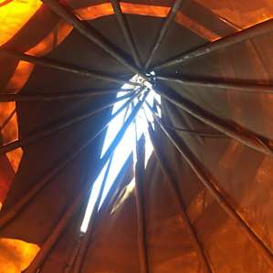 #1 Native Am. RedtailedHawk Teepee