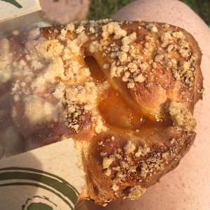 Our morning brunch courtesy of Eva! Cannot imagine just whipping up something this fabulous! I can still taste the apricot jam. Best homemade danish ever.