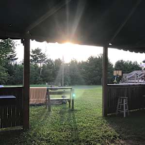 View from the camper