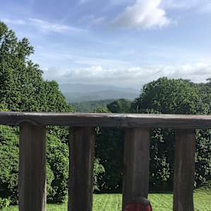 Morning view from the deck