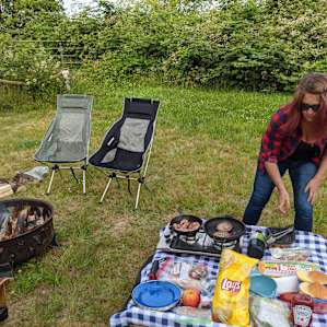 River Camping in the country