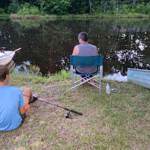 Evening fishing.