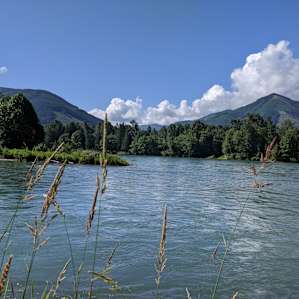 Riverside on the wild and scenic.