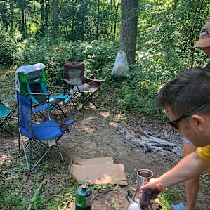 Little fire area.