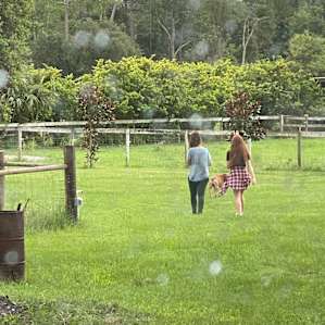 Daughters, dogs, and horses :)