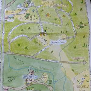 Campsite map