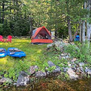 Tent set up