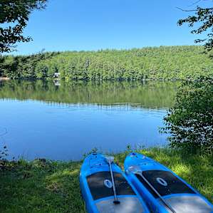Wooded Tent Camping on Lake