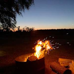 Fire at group site 1.