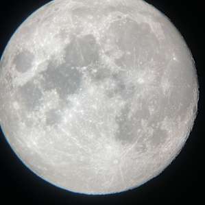 We brought a telescope, and the moon was incredible bright!!!