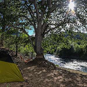 Our evening view from campsite 1