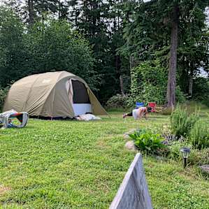 Nice flat area for your tent
