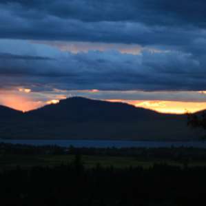 Another sunset view from the campsite.
