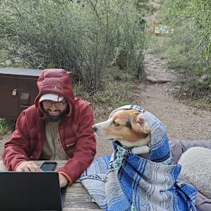 No wifi, but a ATT service was strong enough for mobile hotspot. Nice for remote work!