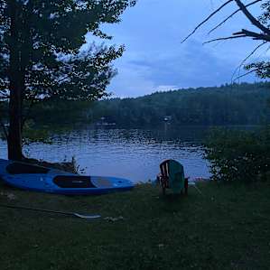 Wooded Tent Camping on Lake