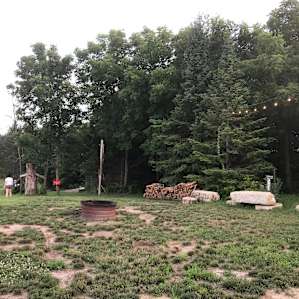 The main campfire site