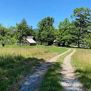 Catskills creekside tent camping