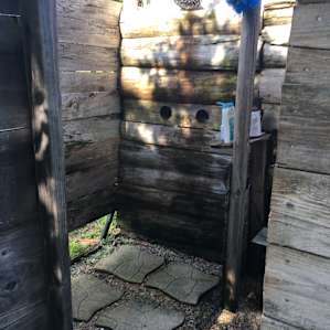 Outside shower