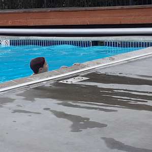 Nice pool.