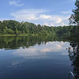 The view from the campsite dock!!