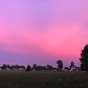 Magnificent display at the end of the day.