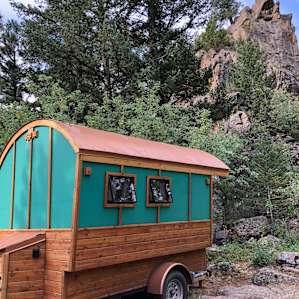 I loved that the spot was perched beneath beautiful rock outcropping a. It felt very private and I woke up to gorgeous views.