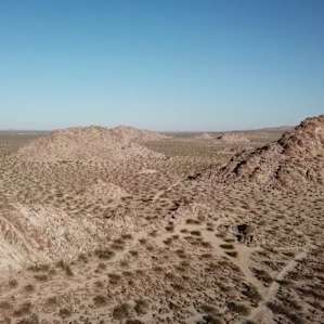 hike a quarter mile to the buttes from the campsite or drive to it