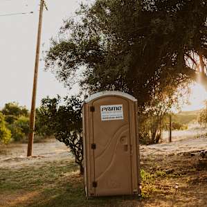 porta potty on site!